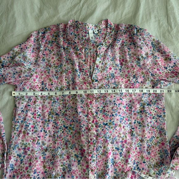 Kut from the Kloth Floral Blouse - Pink and Blue - Picture 5 of 9